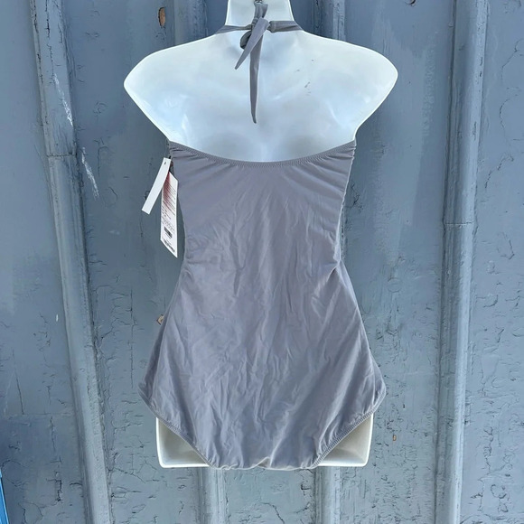 NWT Diva  Swim by Rachel Pappo Old Fashioned Ruched One-piece “Havana”, size 12 - Picture 4 of 9